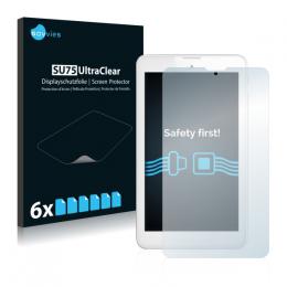 6x SU75 UltraClear Screen Protector Alcatel Pixi 3 (7.0)