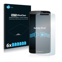 6x SU75 UltraClear Screen Protector Motorola Moto X Play