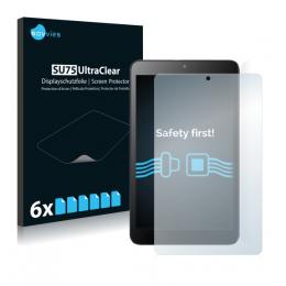 6x SU75 UltraClear Screen Protector Alcatel Pixi 3 (8.0)