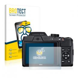 2x BROTECTHD-Clear Screen Protector Nikon Coolpix B500