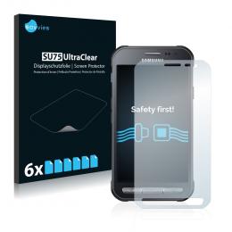6x SU75 UltraClear Screen Protector Samsung Galaxy Xcover 3