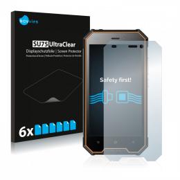 6x SU75 UltraClear Screen Protector Blackview BV4000 Pro