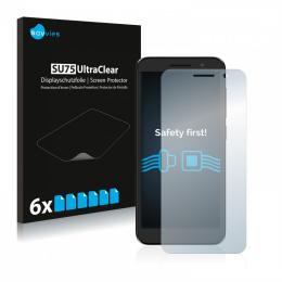 6x SU75 UltraClear Screen Protector Vodafone Smart E9