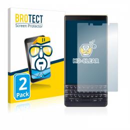 2x BROTECTHD-Clear Screen Protector BlackBerry Key2 LE