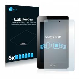 6x SU75 UltraClear Screen Protector Acer Iconia One 7 B1-730