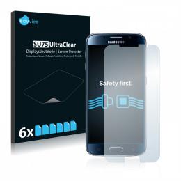6x SU75 UltraClear Screen Protector Samsung Galaxy S6