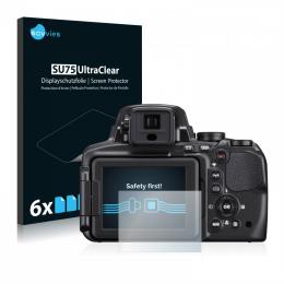 6x SU75 UltraClear Screen Protector Nikon Coolpix P900