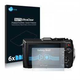 6x SU75 UltraClear Screen Protector Olympus Stylus Tough TG-3
