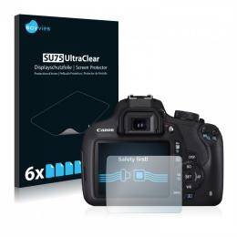 6x SU75 UltraClear Screen Protector Canon EOS 1200D