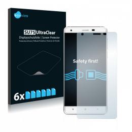 6x SU75 UltraClear Screen Protector Oukitel K6000 Pro