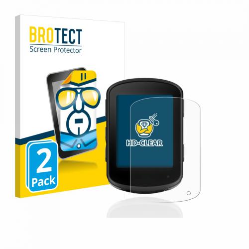 2x BROTECT HD-Clear Screen Protector for Garmin Edge 540