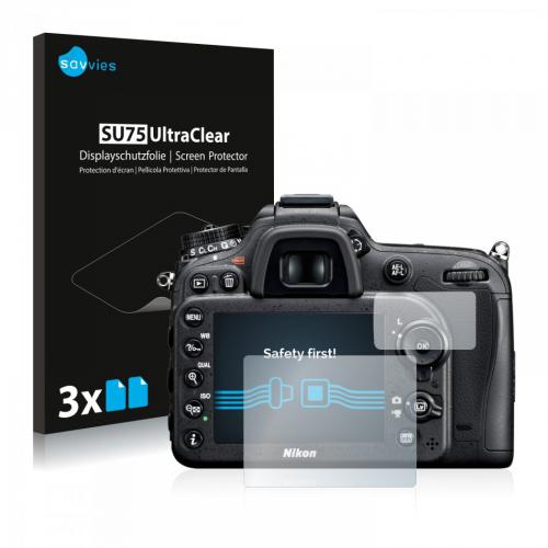 6x SU75 UltraClear Screen Protector Nikon D7100