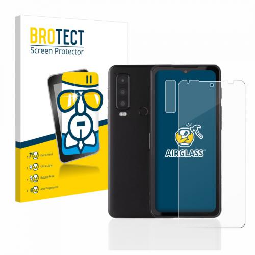 Ochranná fólie AirGlass Premium Glass Screen Protector Caterpillar Cat S75 + zadní kamera