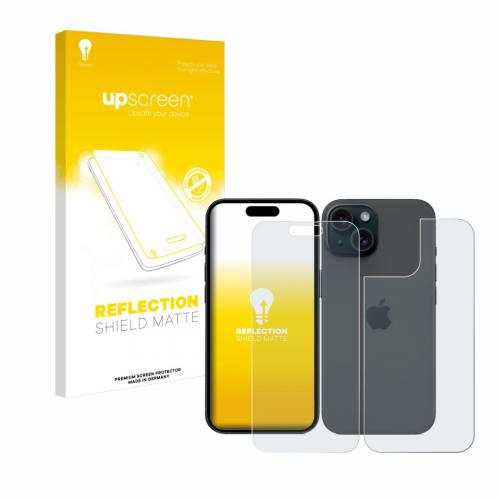 Ochranná fólie upscreen Hybrid Glass Matte Premium Glass Protection Film for Apple iPhone 15 (Front+Back)
