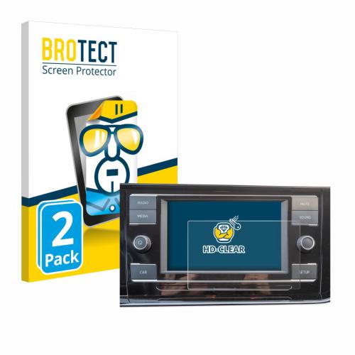 Ochranné fólie 2x BROTECT HD-Clear Screen Protector for Volkswagen Polo VI Composition 6,5