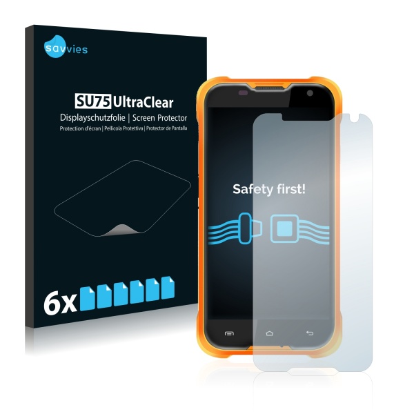 6x SU75 UltraClear Screen Protector Blackview BV5000