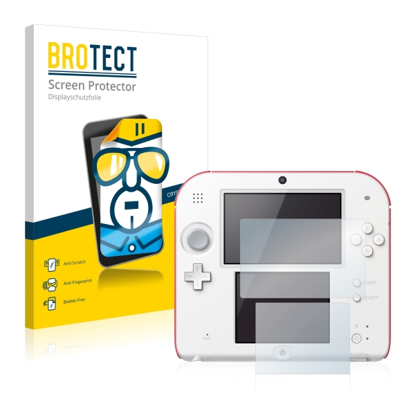Ochranné fólie 2x BROTECTHD-Clear Screen Protector Nintendo 2DS