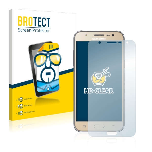 2x BROTECTHD-Clear Screen Protector Samsung Galaxy J7 (2016)