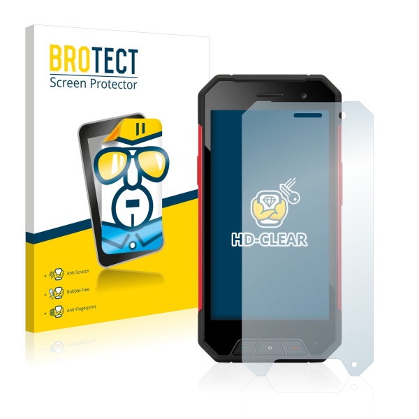 Ochranné fólie 2x BROTECTHD-Clear Screen Protector Evolveo StrongPhone Q7