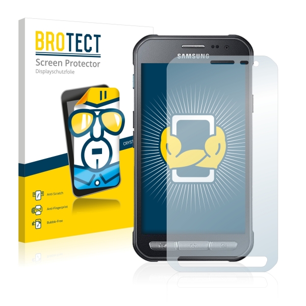 2x BROTECTHD-Clear Screen Protector Samsung Galaxy Xcover 3