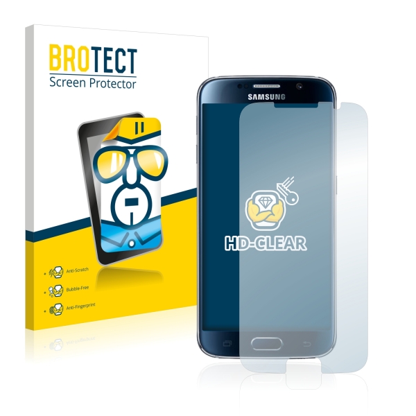 2x BROTECTHD-Clear Screen Protector Samsung Galaxy S6