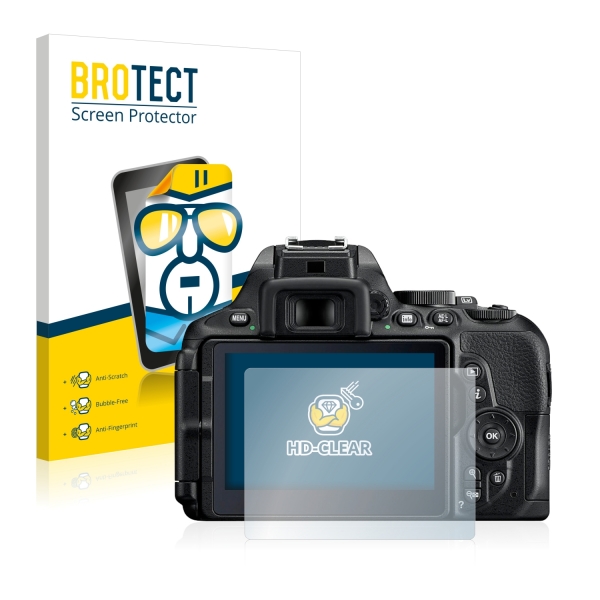Ochranné fólie 2x BROTECTHD-Clear Screen Protector Nikon D5600