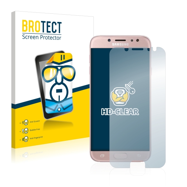 2x BROTECTHD-Clear Screen Protector Samsung Galaxy J7 (2017)