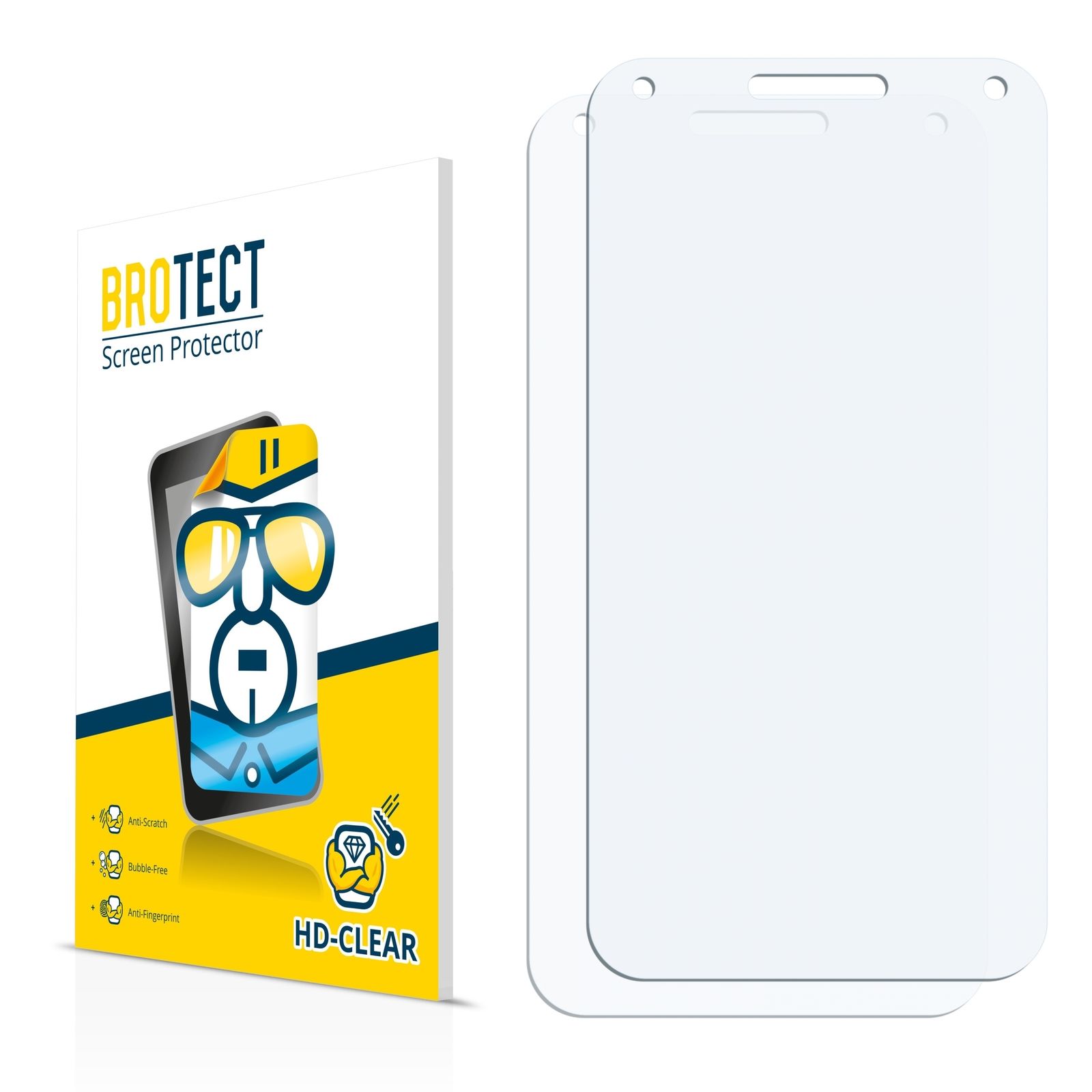 Ochranné fólie 2x BROTECTHD-Clear Screen Protector Alcatel U5 3G