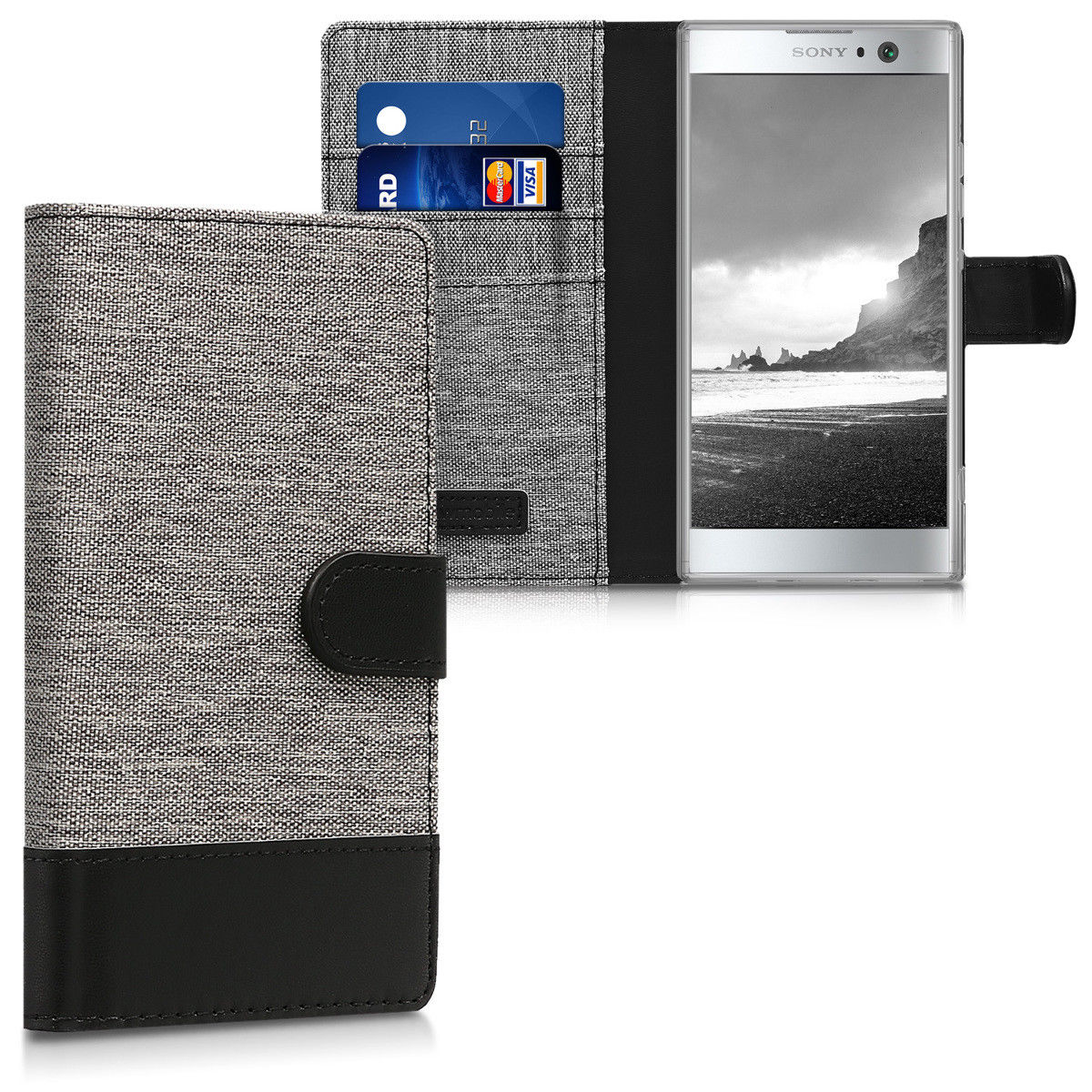 Pouzdro pro Sony Xperia XA2 šedé