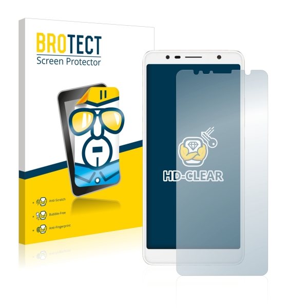 2x BROTECTHD-Clear Screen Protector Alcatel 3C