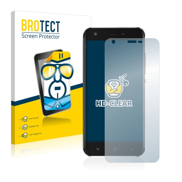 2x BROTECTHD-Clear Screen Protector Blackview A7 Pro