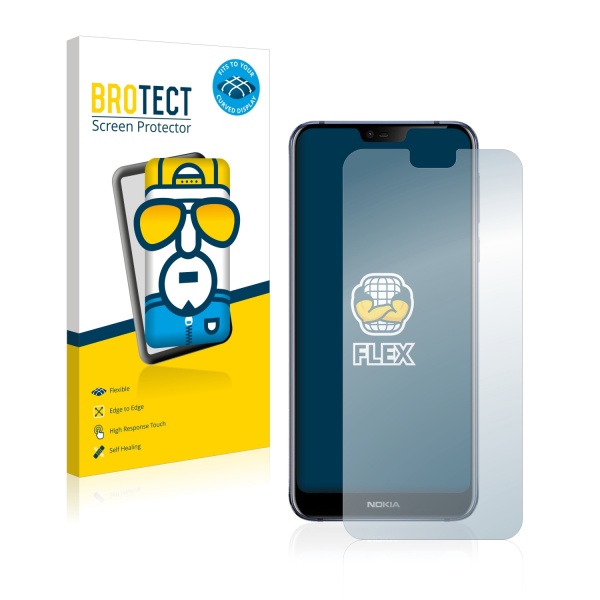 Ochranné fólie BROTECT Flex Full-Cover Protector Nokia 7.1