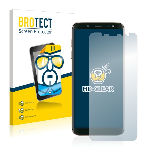 2x BROTECTHD-Clear Screen Protector Samsung Galaxy J6 (2018)