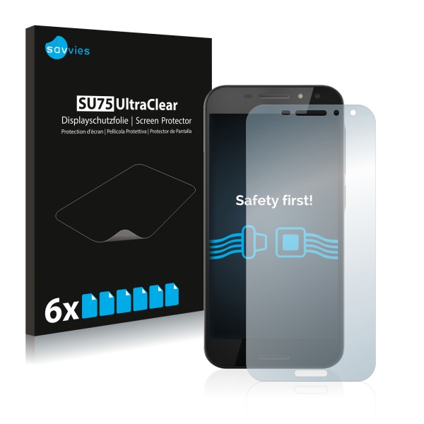 6x SU75 UltraClear Screen Protector Vodafone Smart N8