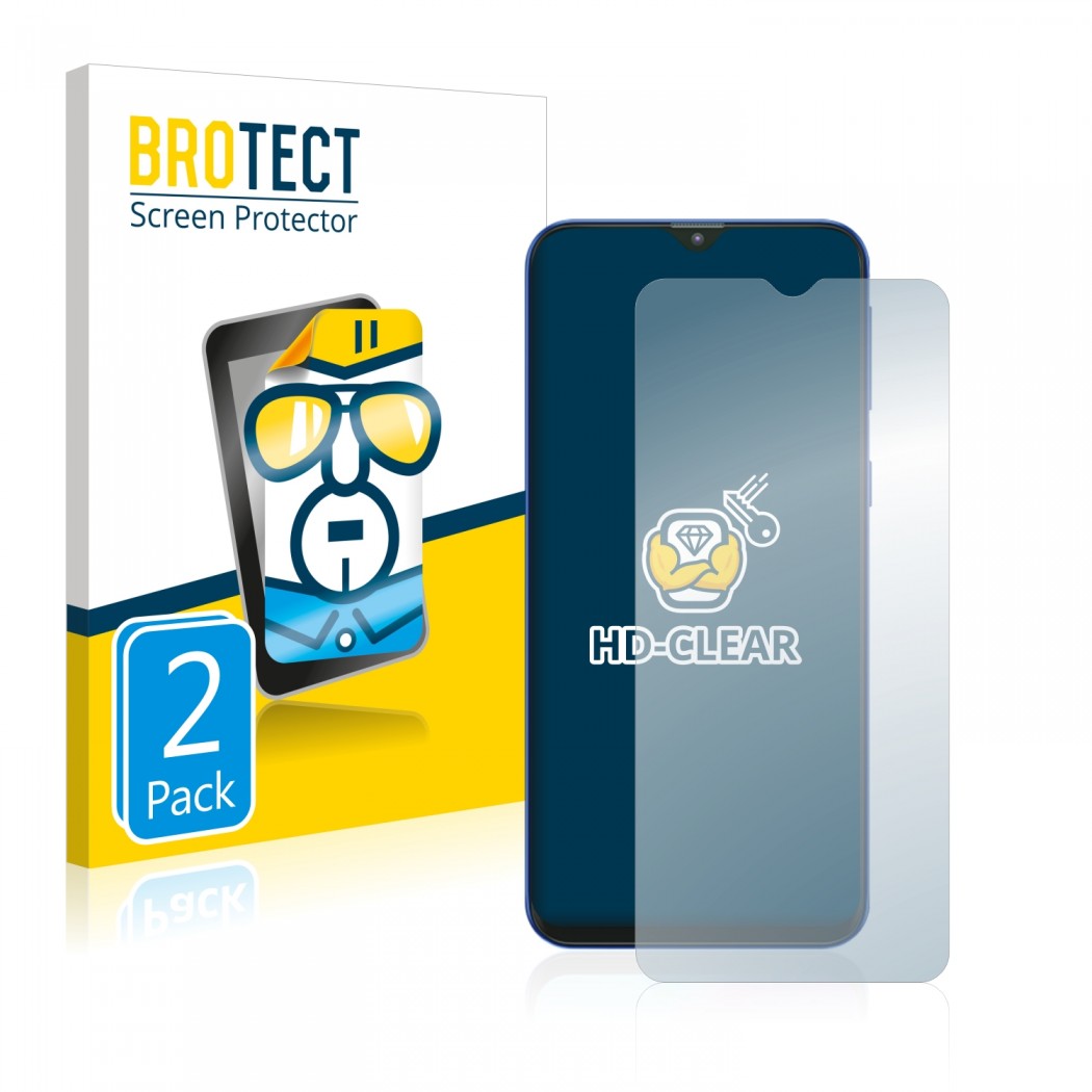 2x BROTECTHD-Clear Screen Protector Samsung Galaxy M20