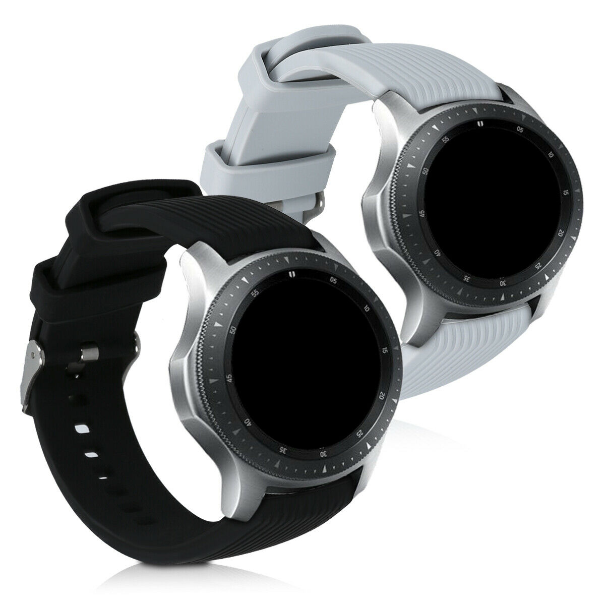 Náhradní řemínky pro Samsung Galaxy Watch Active černý / šedý