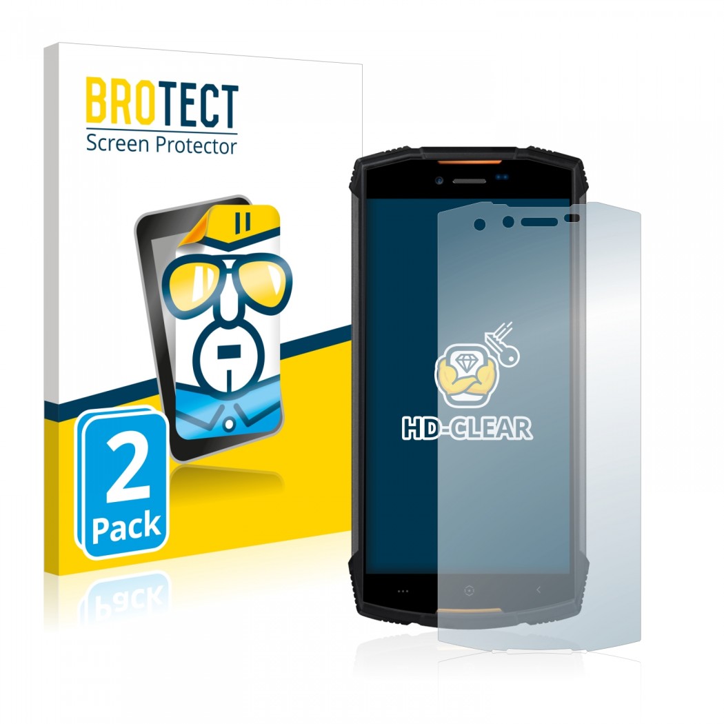 2x BROTECTHD-Clear Screen Protector Doogee S55