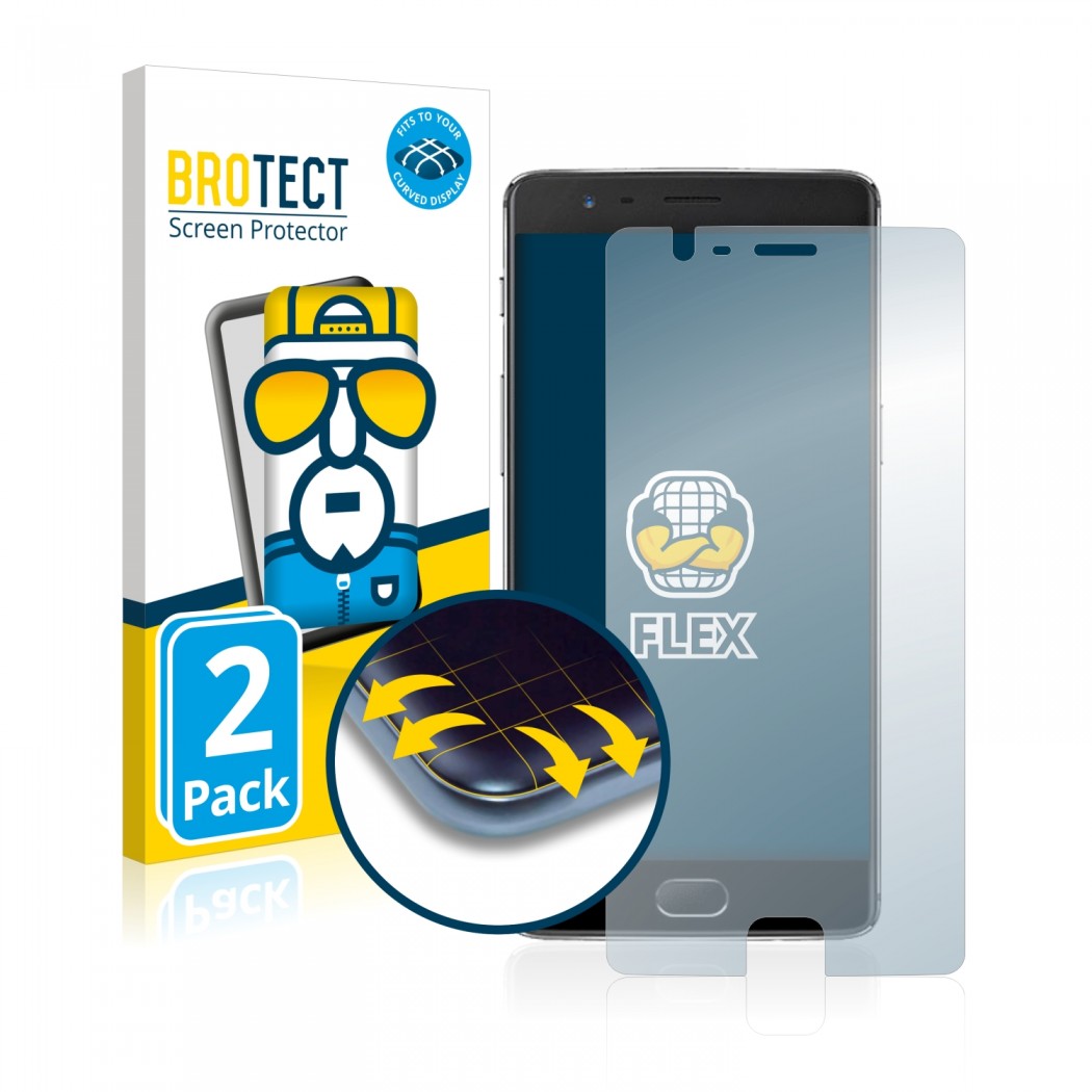 Ochranné fólie BROTECT Flex Full-Cover Protector OnePlus 3