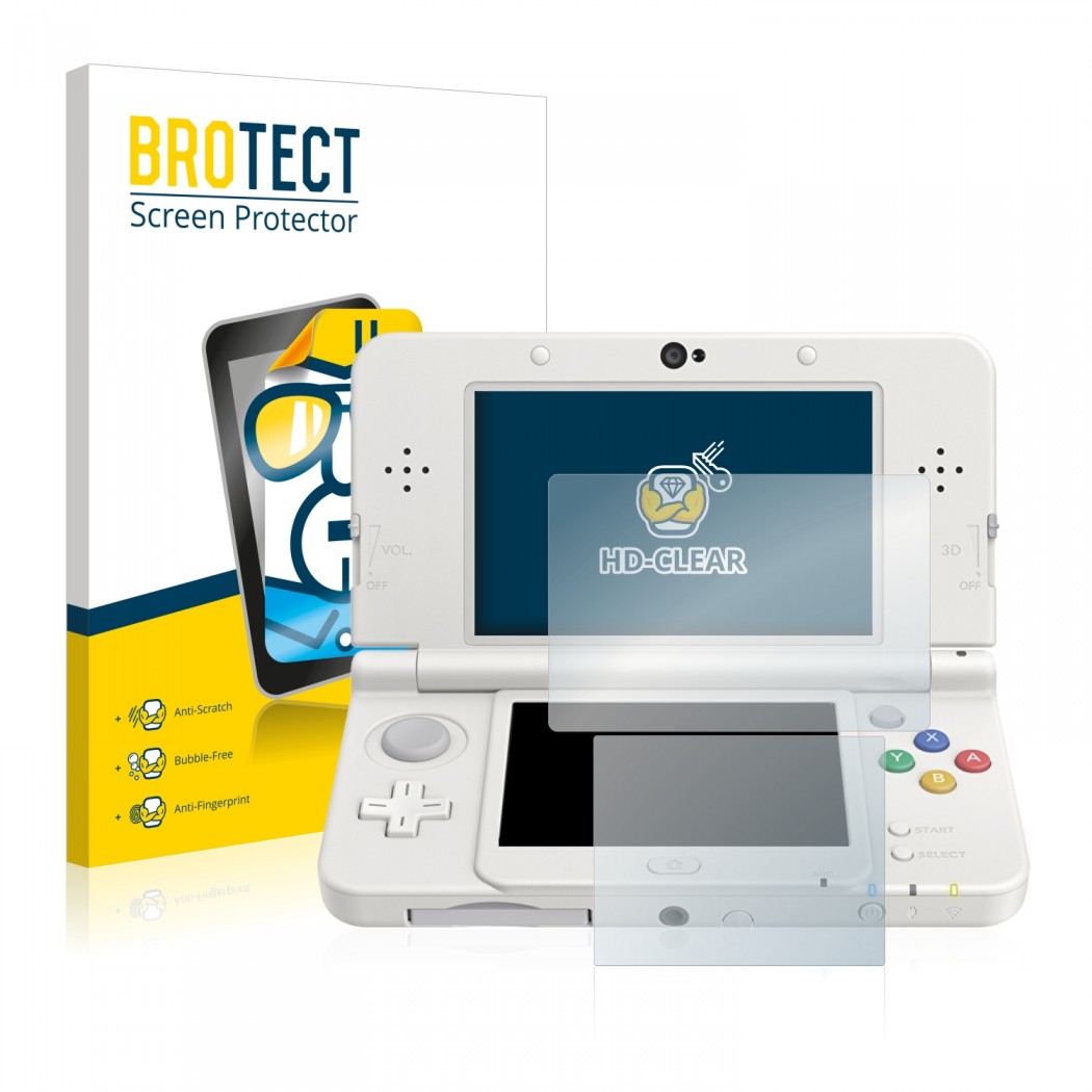Ochranné fólie 2x BROTECTHD-Clear Screen Protector Nintendo New 3DS