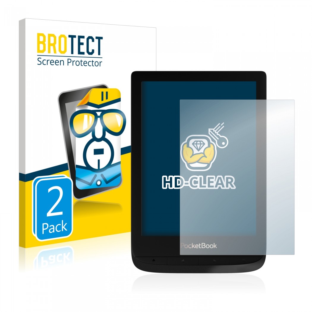 Ochranné fólie 2x BROTECTHD-Clear Screen Protector PocketBook Touch Lux 4