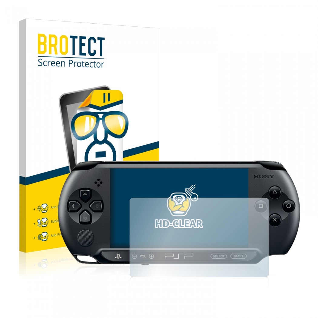 2x BROTECTHD-Clear Screen Protector Sony PSP 1004