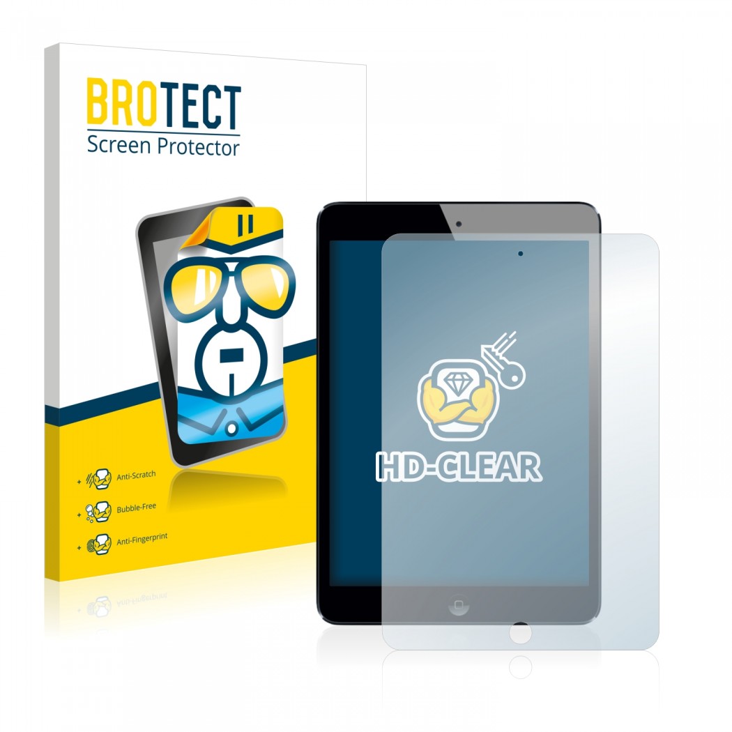 2x BROTECTHD-Clear Screen Protector Apple iPad Mini 2
