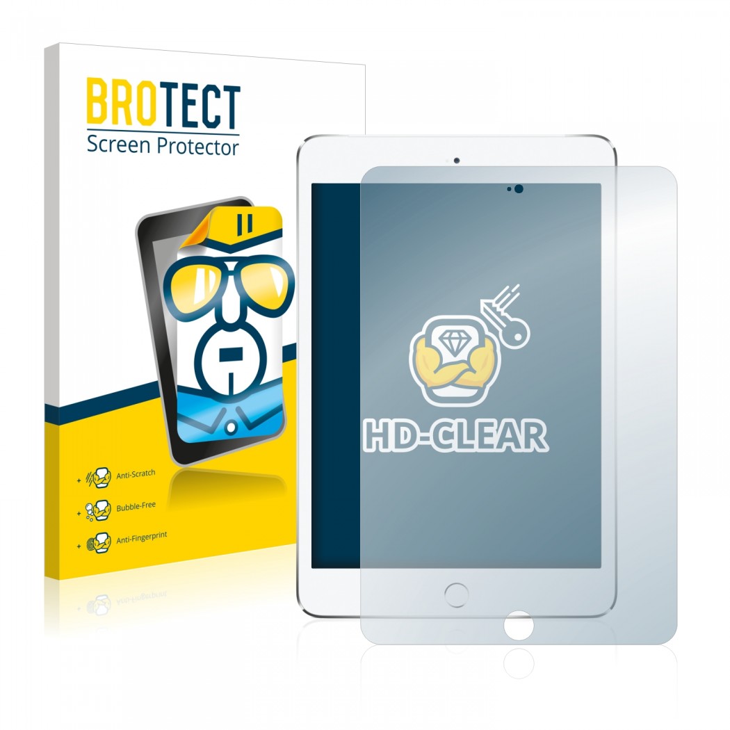2x BROTECTHD-Clear Screen Protector Apple iPad Mini 4