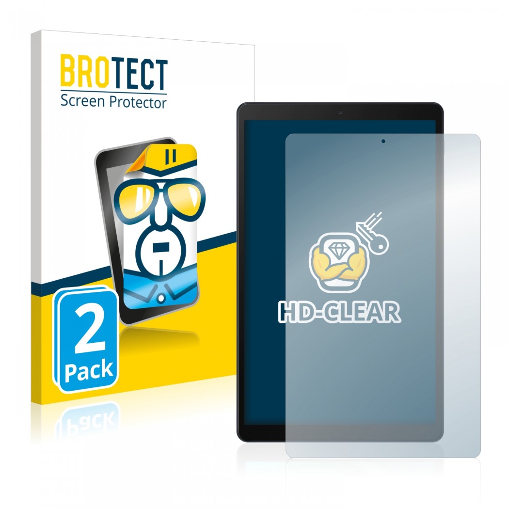 2x BROTECTHD-Clear Screen Protector Samsung Galaxy Tab A 10.1 2019 SM-T510