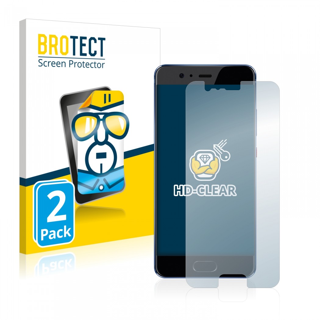 2x BROTECTHD-Clear Screen Protector Huawei P10