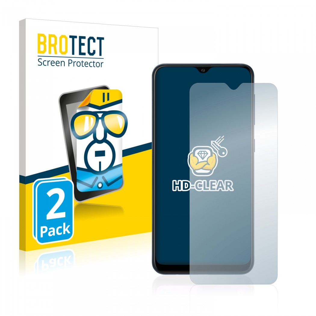 2x BROTECTHD-Clear Screen Protector Samsung Galaxy A10