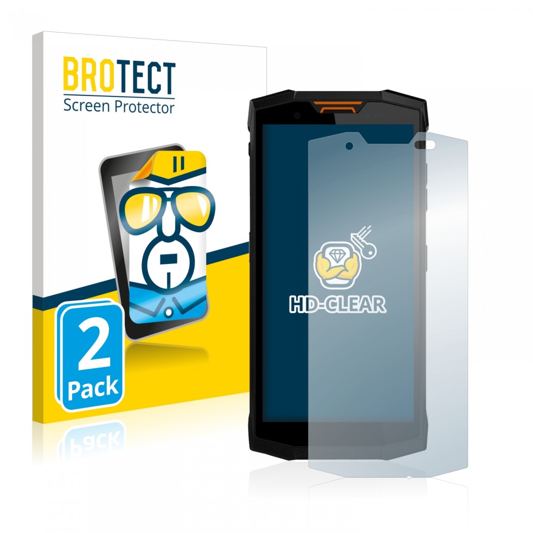 2x BROTECTHD-Clear Screen Protector Doogee S80