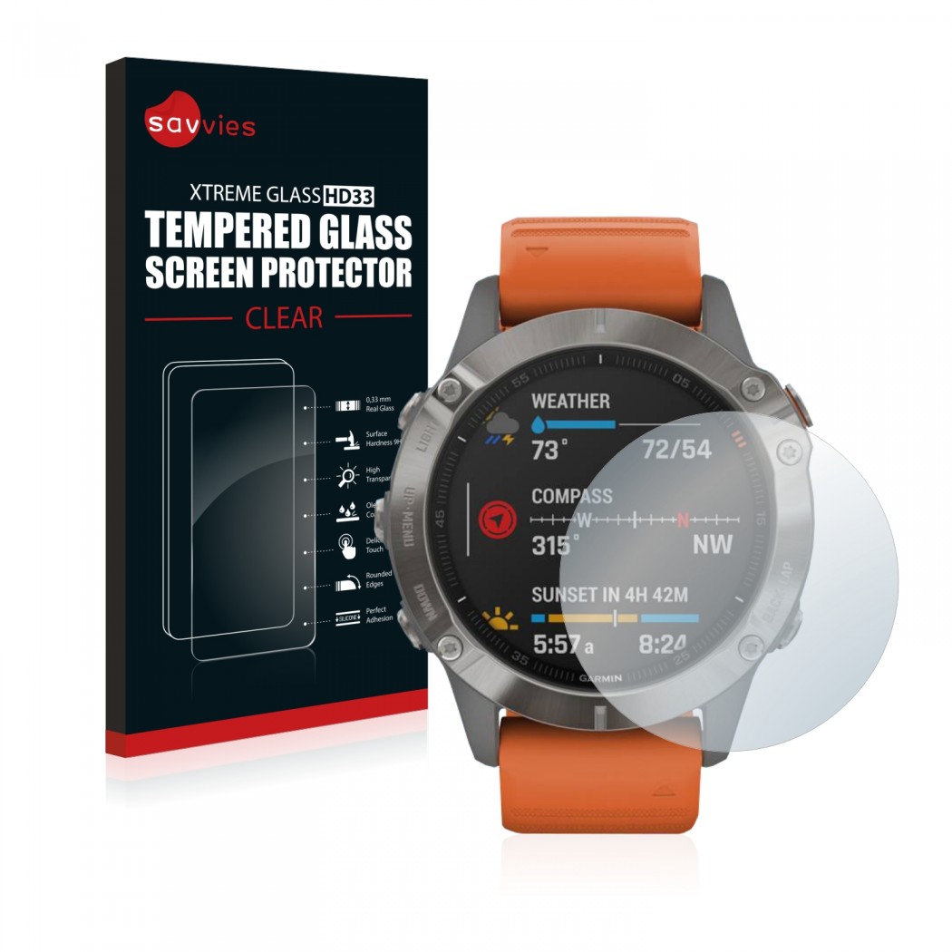 Tvrzené sklo Tempered Glass HD33 Garmin Fenix 6 (47 mm)