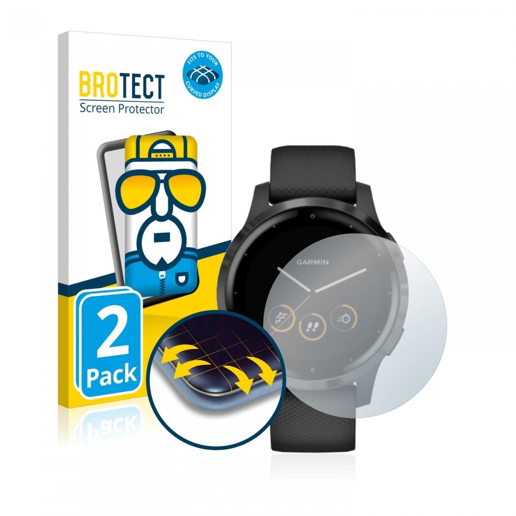 Ochranné fólie 2x BROTECT Flex Full-Cover Protector Garmin vivoactive 4s (40 mm) - zvìtšit obrázek