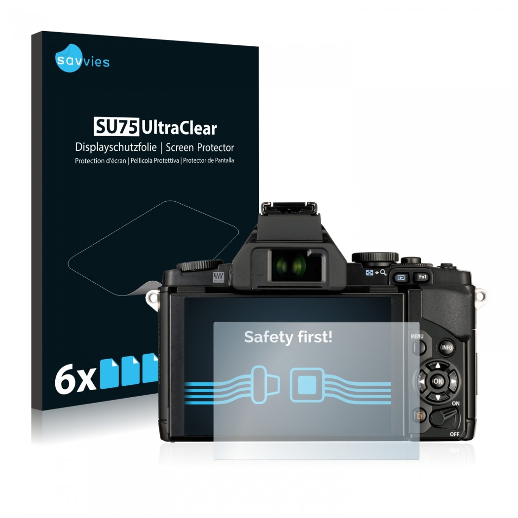 6x SU75 UltraClear Screen Protector Olympus OM-D E-M5
